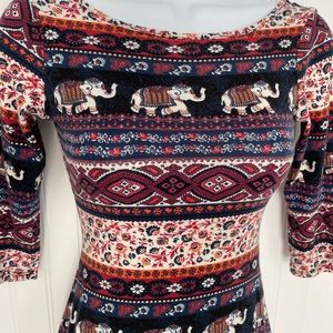 Love J Medium bodycon elephant dress